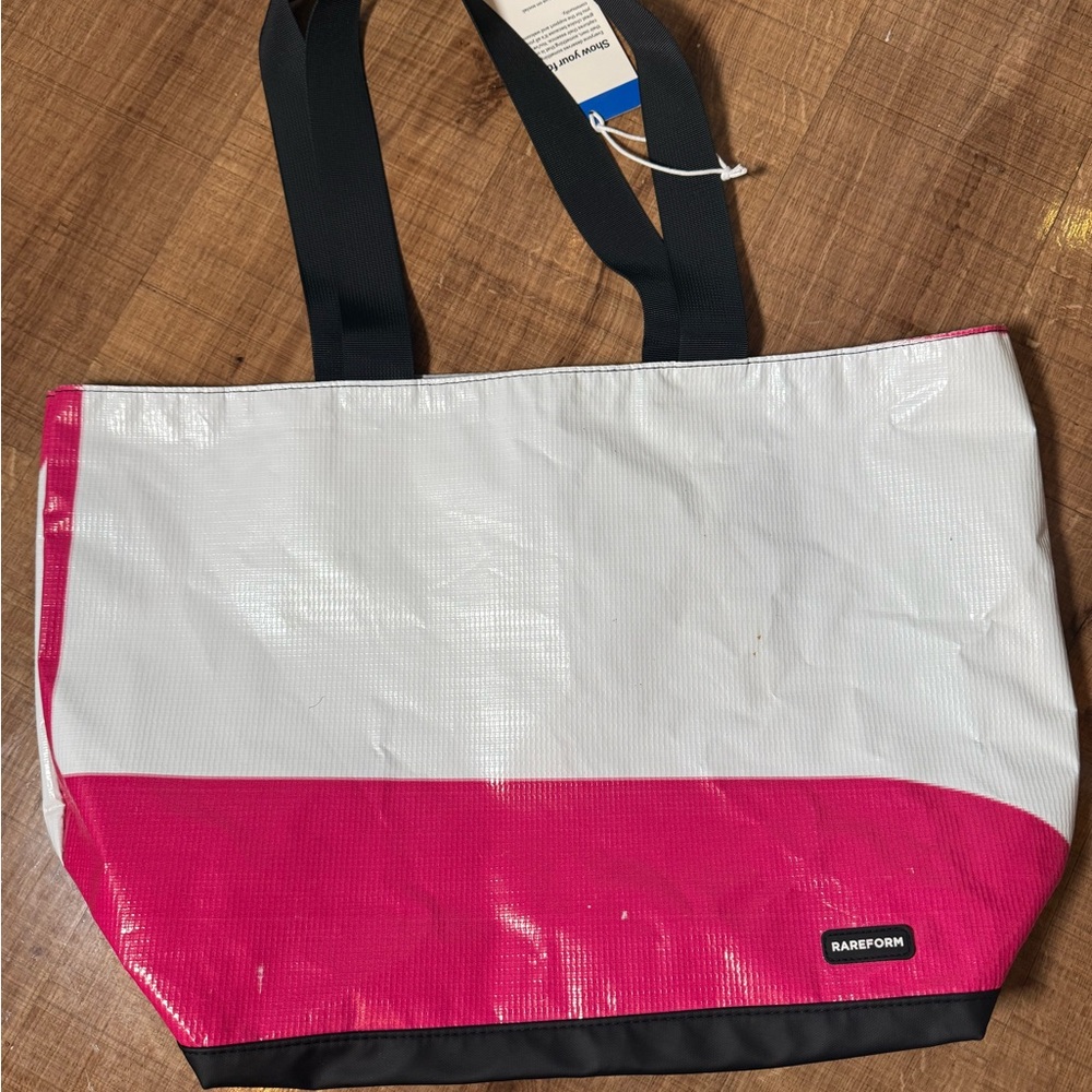 Rareform Pink and White Women's Tote Bag